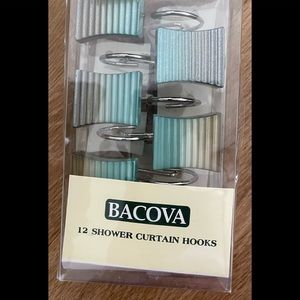 Bacova 12 shower curtain hooks